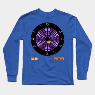 Halloween Pumpkin Dart Board Long Sleeve T-Shirt